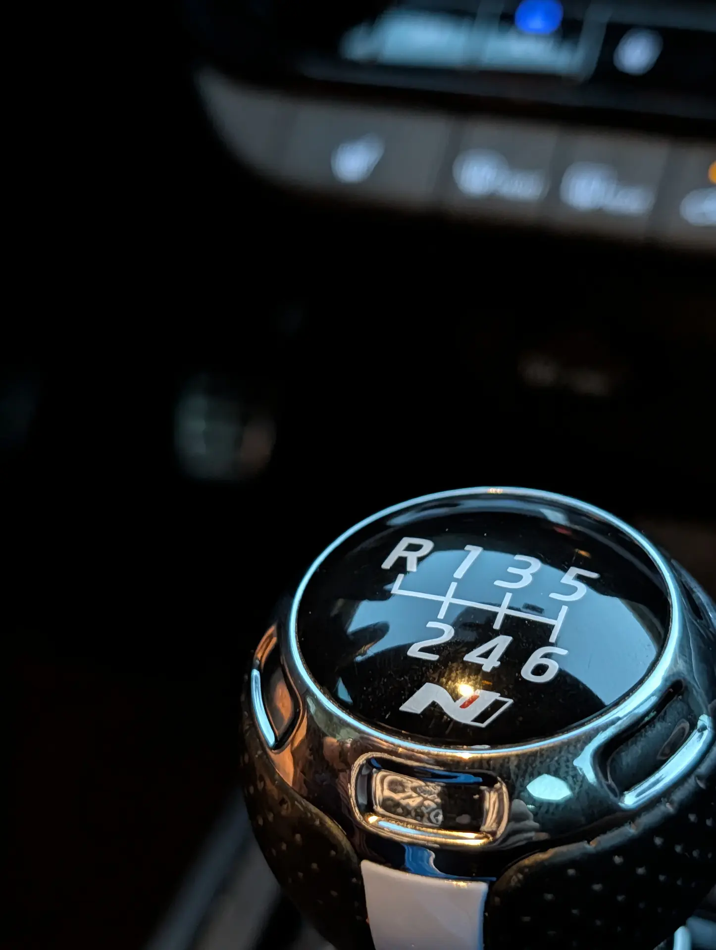 Factory six-speed manual shifter and center console